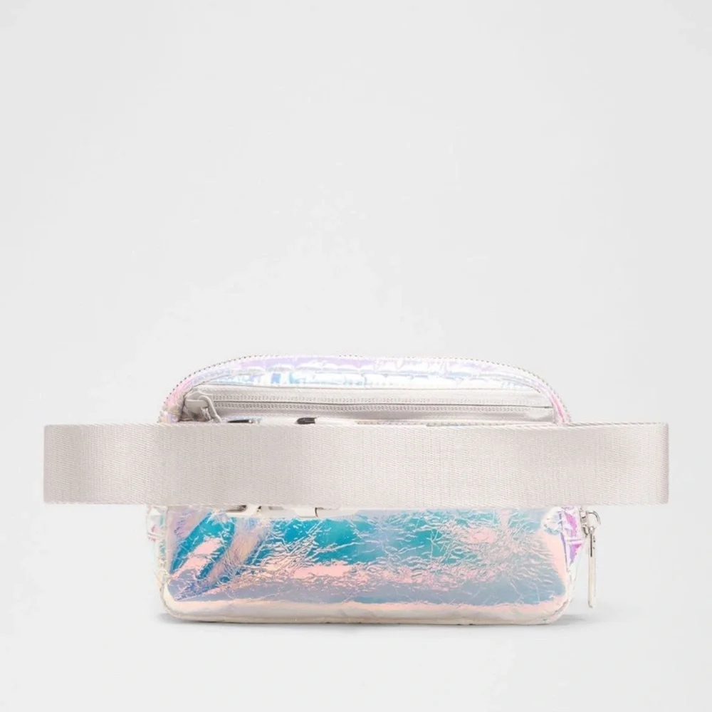 Lululemon everywhere belt bag. Iridescent/ silver color.